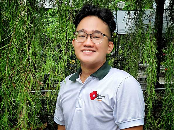 Joshua Liang, a Youth Steward for Nature helping to spearhead the OneMillionTrees movement