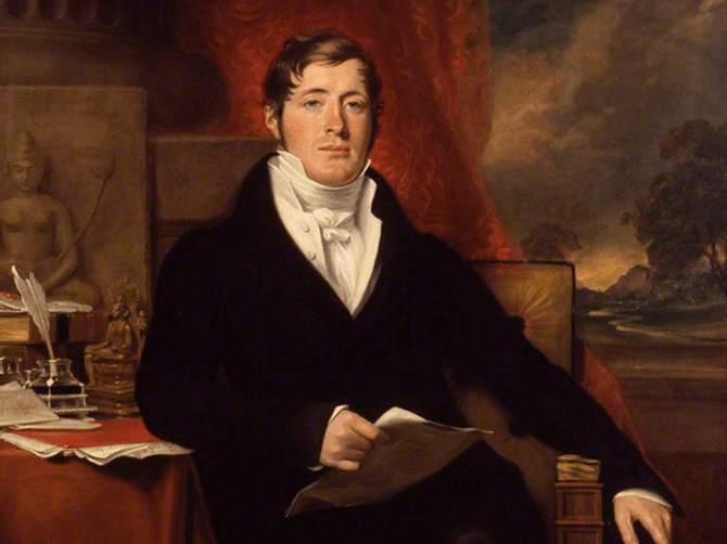 Raffles joins the East India Company